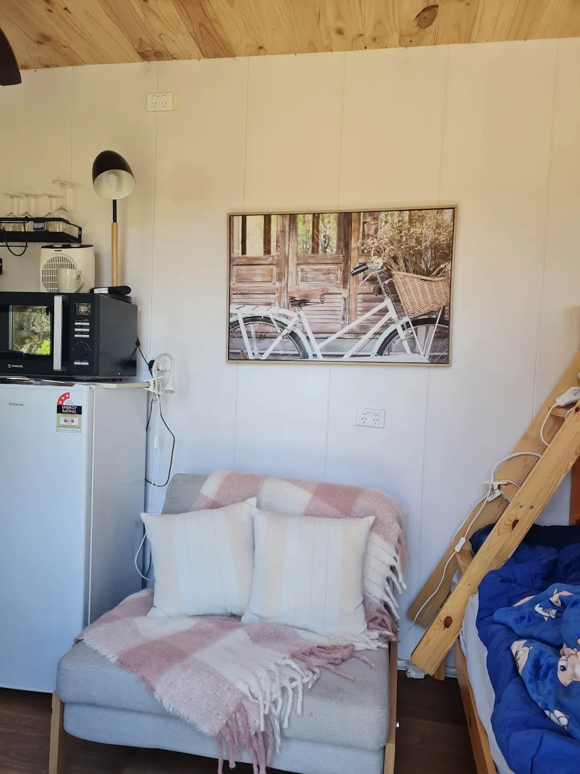 Tiny home bedroom